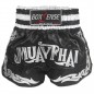 Boxsense Kvinna Muay Thai Shorts  : BXS-076-svart-W